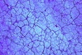 Ultra purple ÃÂracks texture ground surface soil, drought, dried clay, ground on Mars